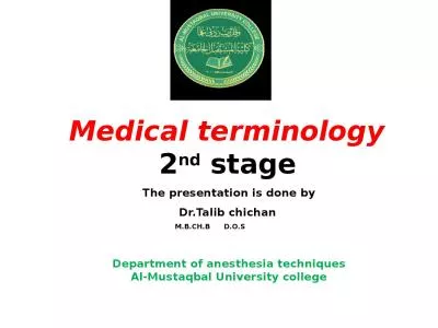 M edical terminology 2