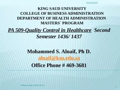 King Saud University College of Business Administration