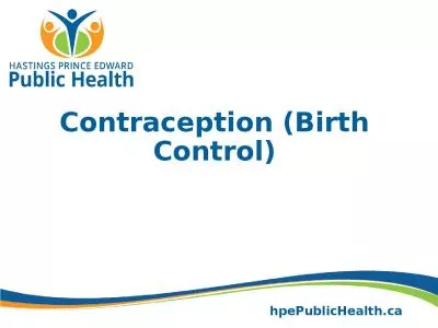 Contraception (Birth Control)