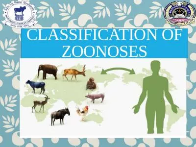 Classification of  Zoonoses