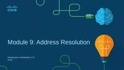 Module 9: Address Resolution