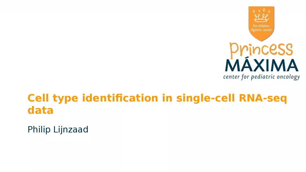Cell type identification in single-cell RNA-