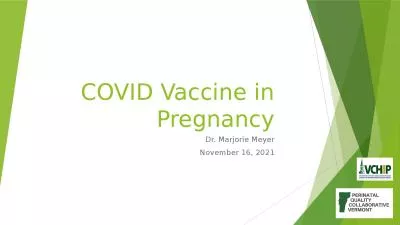 COVID  Vaccine in Pregnancy