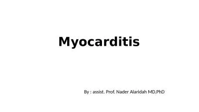 Myocarditis By : assist.