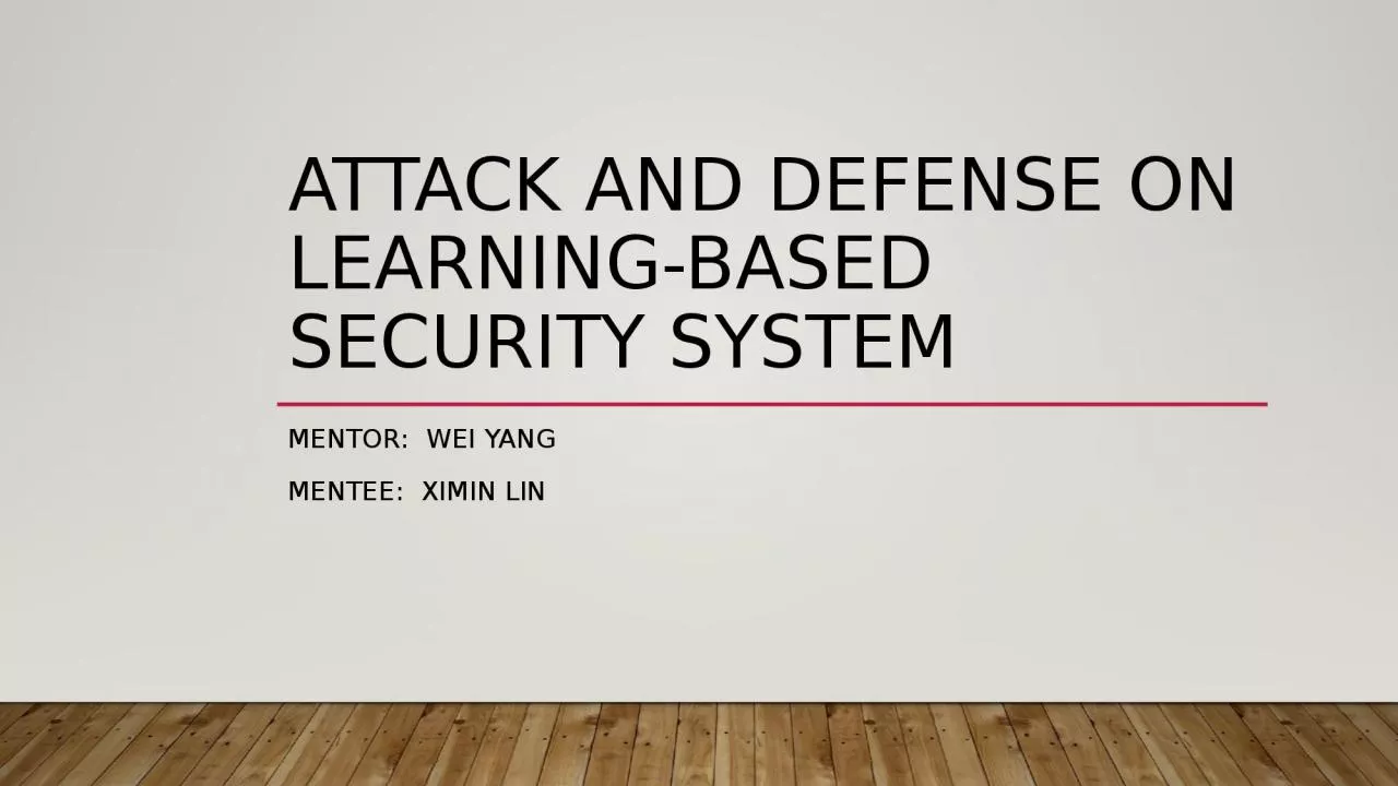 PPT-Attack and defense on learning-based security system