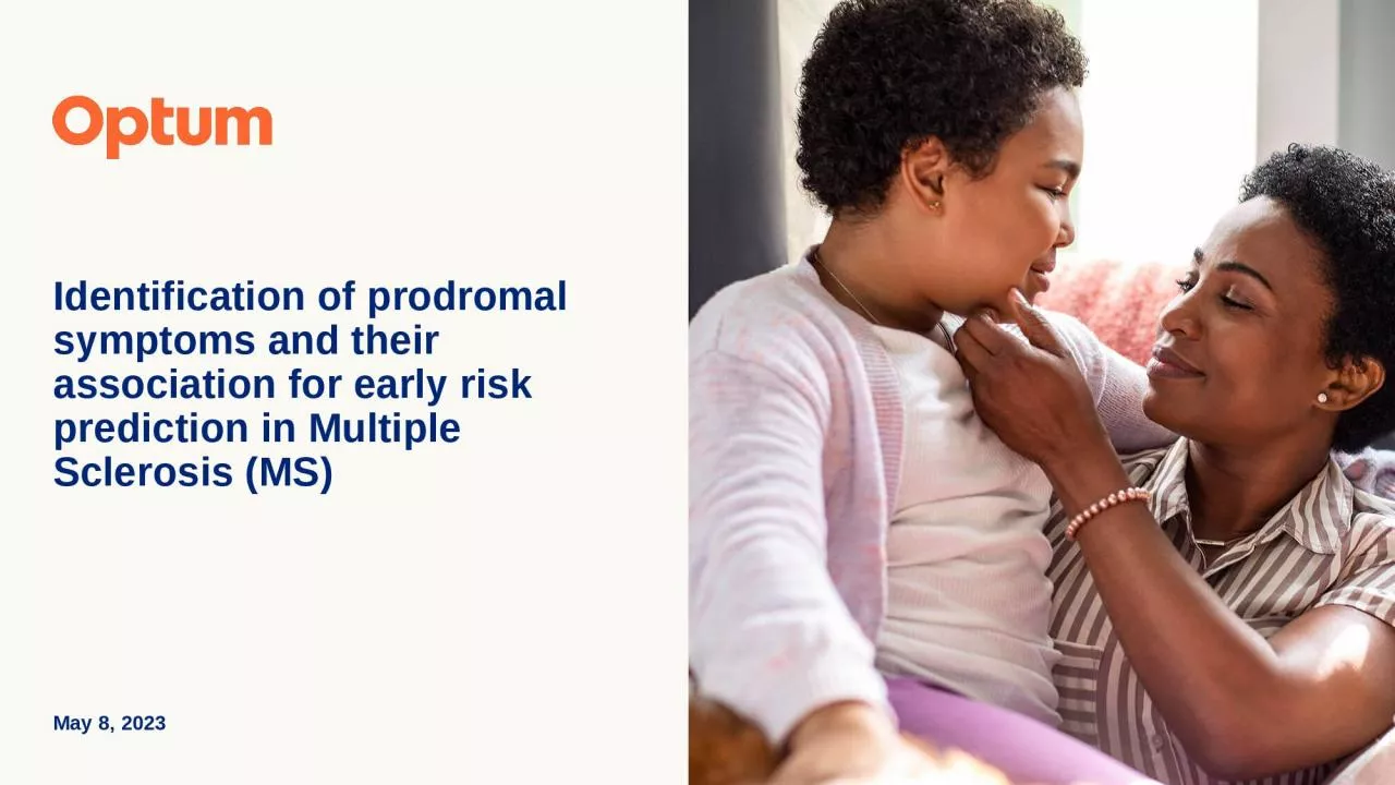 PPT-Identification of prodromal symptoms and their association for early risk prediction in