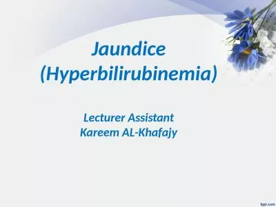 Jaundice (Hyperbilirubinemia