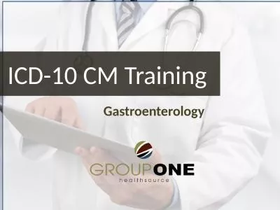 Gastroenterology ICD-10 CM Training