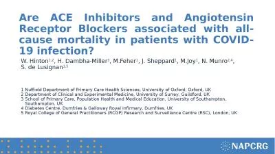 Are ACE Inhibitors and Angiotensin Receptor Blockers associated with all-cause mortality in patient