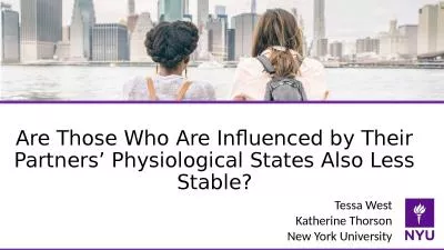 Are Those Who Are Influenced by Their Partners’ Physiological States Also Less Stable?