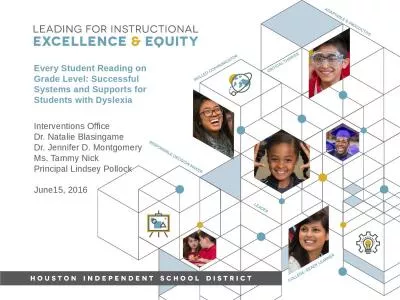 Every Student Reading on Grade Level: Successful Systems and Supports for Students with Dyslexia