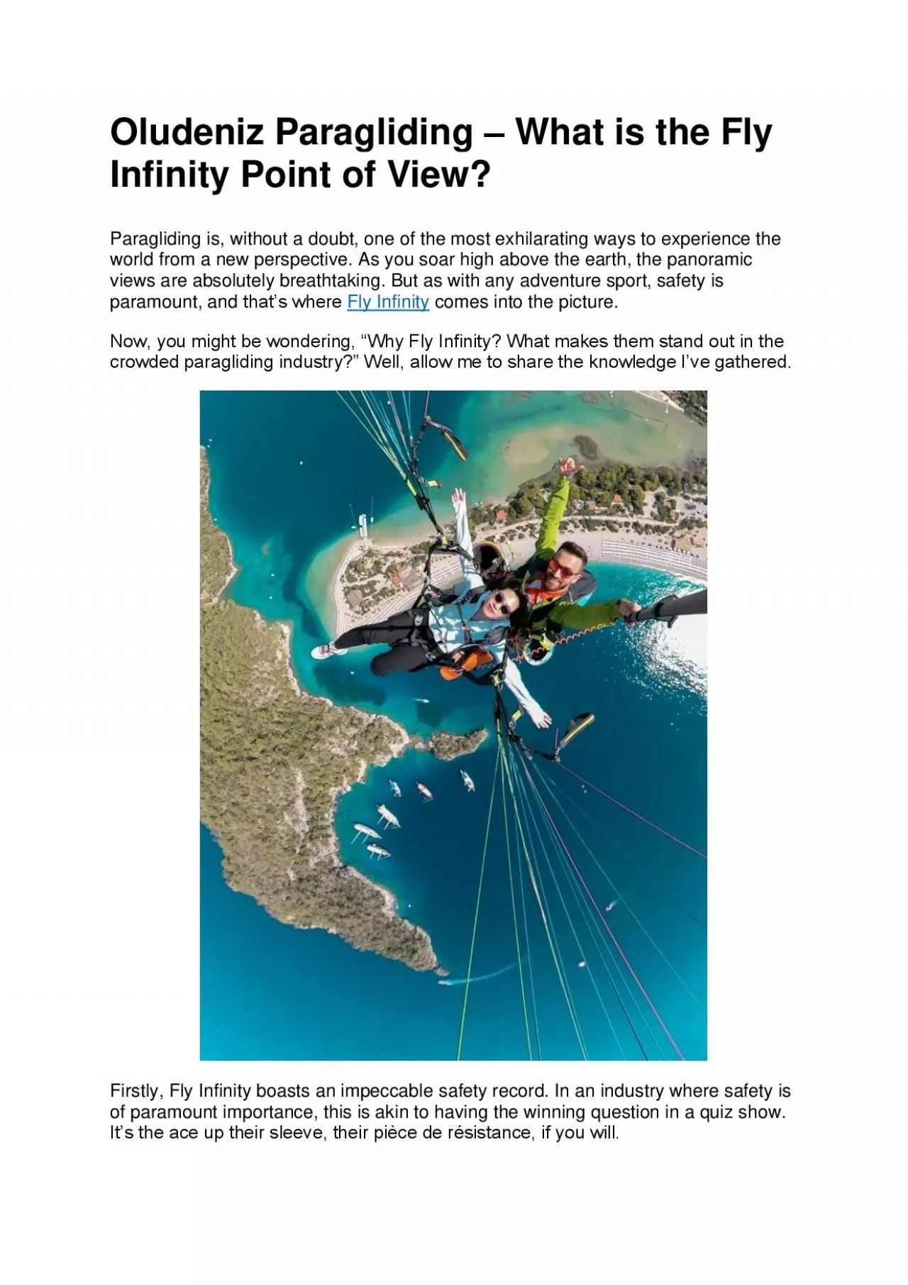 PDF-Oludeniz Paragliding - What is the Fly Infinity Point of View