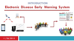 INTRODUCTION  Electronic Disease Early Warning System
