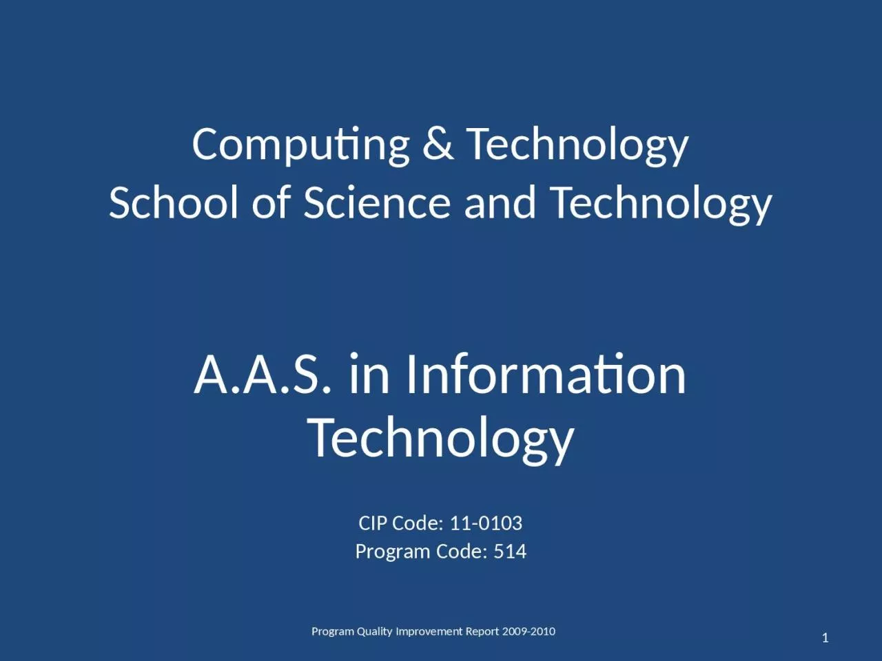 Computing & Technology
