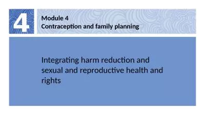 4 Module  4  Contraception and family planning