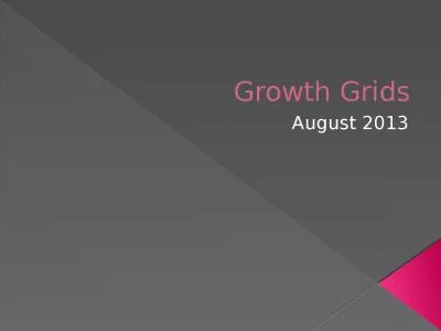 Growth Grids August 2013