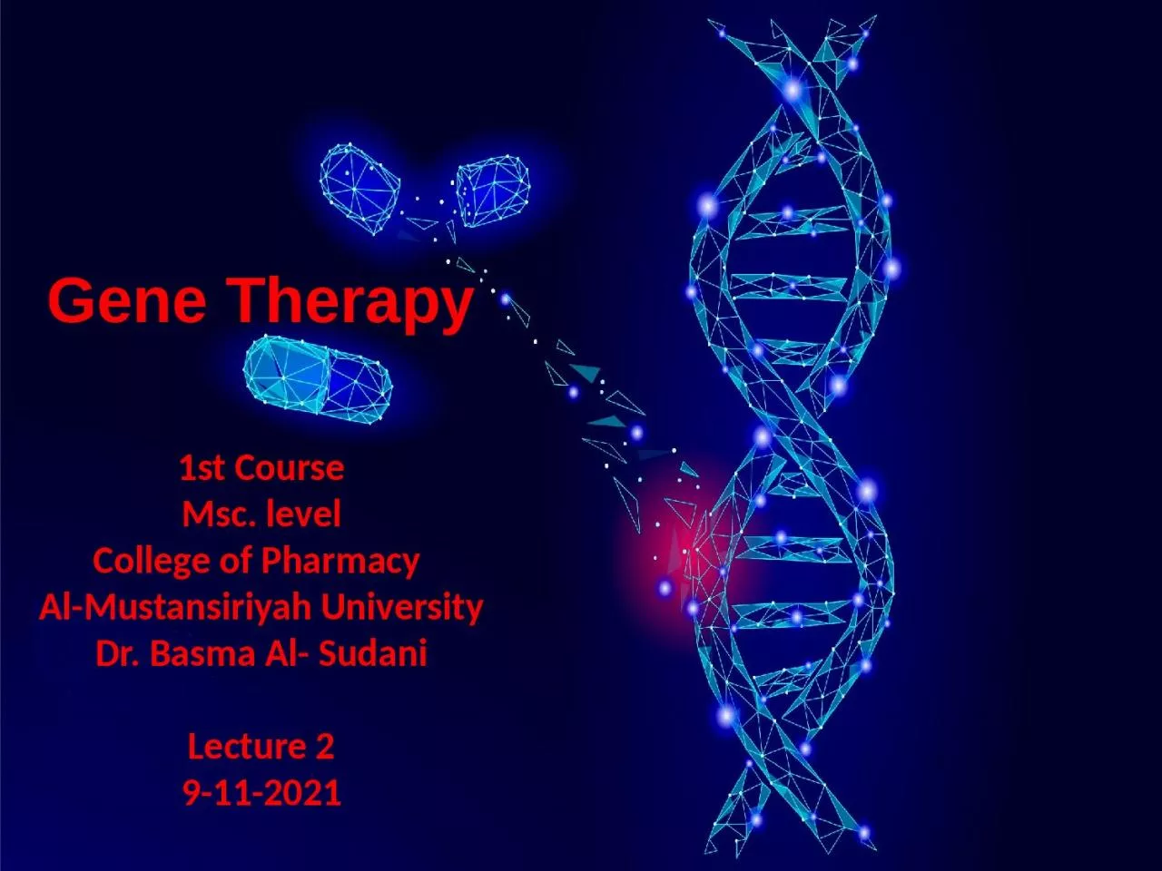 PPT-Gene Therapy 1st Course