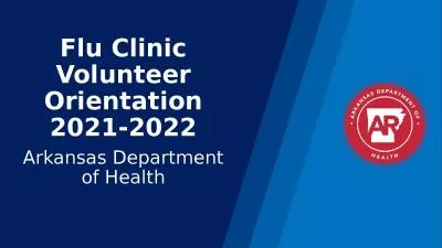 Flu Clinic Volunteer Orientation