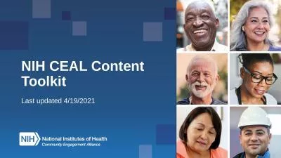 NIH CEAL Content Toolkit