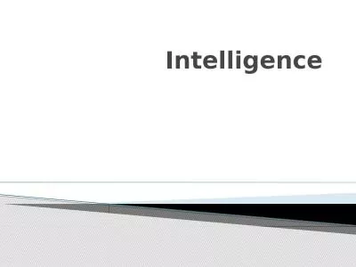 Intelligence What intelligence means to you?