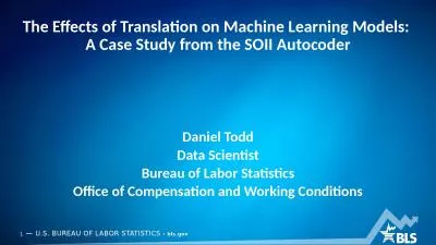 The Effects of Translation on Machine Learning Models: