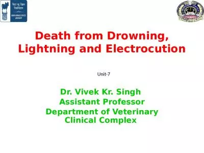 Death from Drowning, Lightning and Electrocution