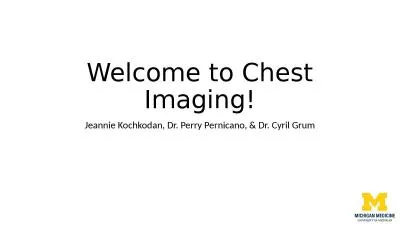 Welcome to Chest Imaging!