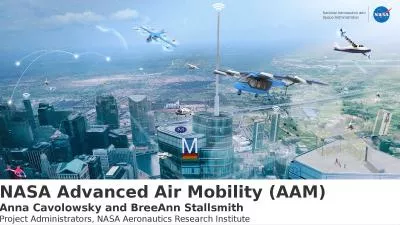 NASA Advanced Air Mobility (AAM)