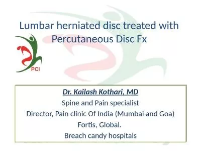 Dr. Kailash Kothari, MD Spine and Pain specialist