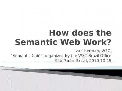 How does the Semantic Web Work?