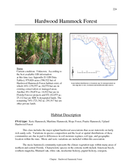 Chapter.  Hardwood Hammock Forest