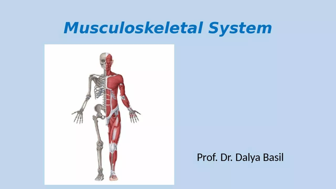 PPT-Musculoskeletal System