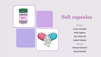 Soft capsules Group 2 Lamya