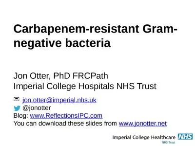 Carbapenem -resistant Gram-negative bacteria