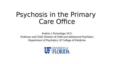 Psychosis in the Primary